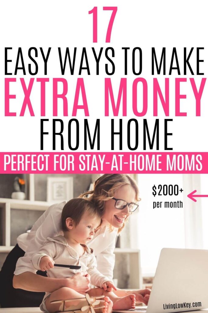 Easy Side Hustle Earn From Home Home Based Business Where You Can Make Your Own Hours For Stay At Home Moms While Your Kids Play